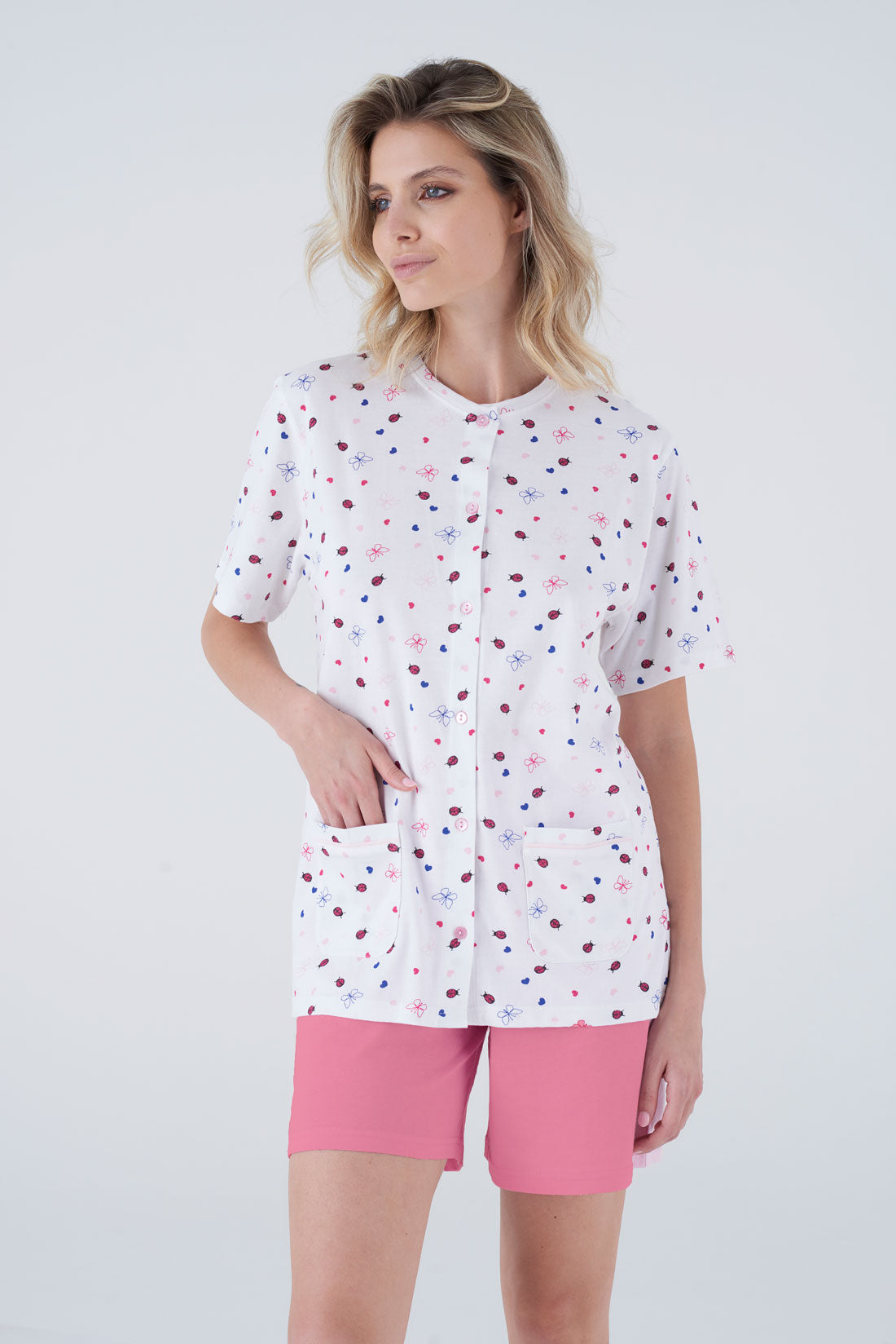 Pigiama Donna corto Coccinella